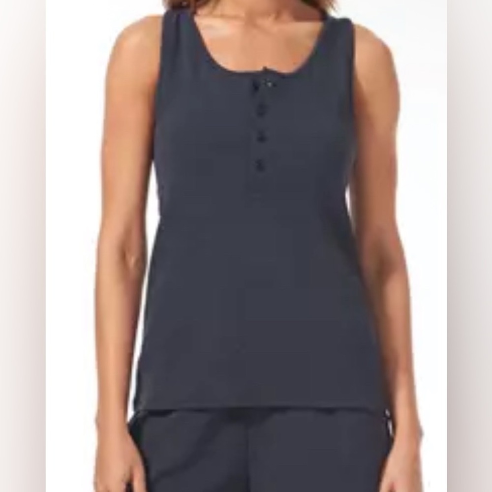 Tommy John Waffle Long Tank - NWT - Size L